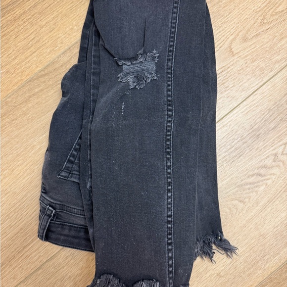 Free People Fringe Black Jeans - Picture 1 of 3